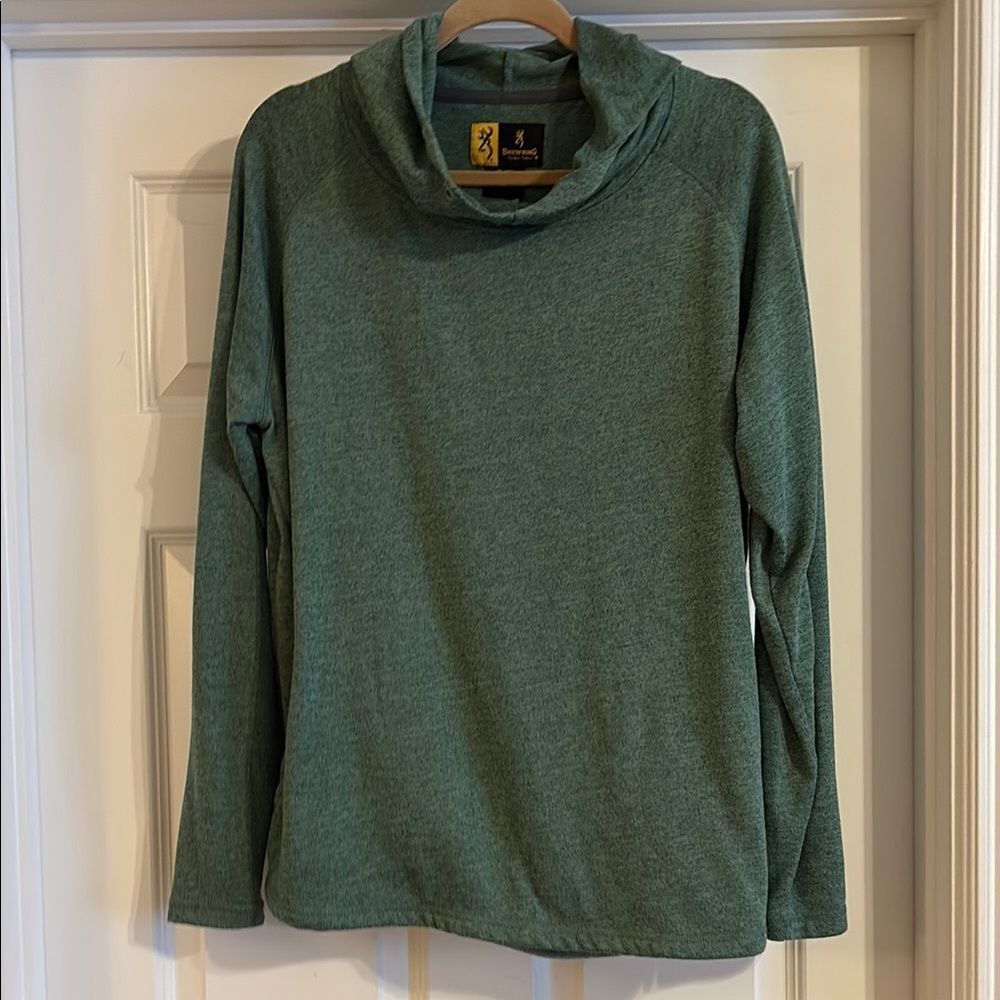 Browning Green Hooded Sweatshirt